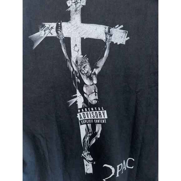 Tupac Shakur "Toss It Up" Rap Tee Vintage Reprint T-shirt XL - Picture 4 of 4